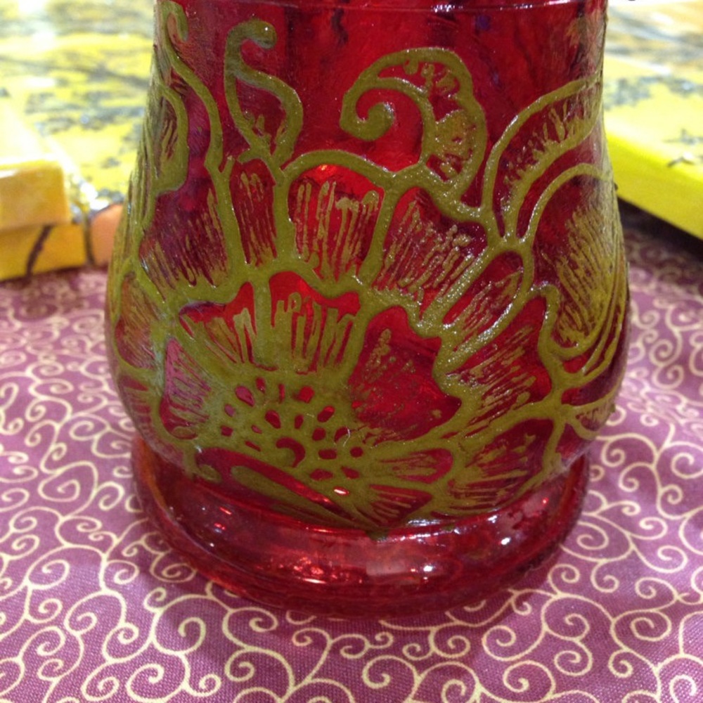 Votive Candle Holder, Unique Design, New, Handmade - Picture 2 of 2
